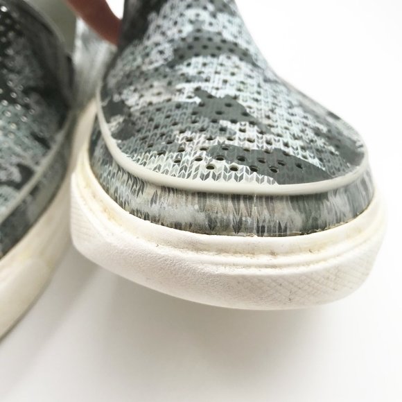 CROCS Citilane Roka Slip On Gray Camo Print Rubber Slip On Sneakers Womens 10 - Picture 10 of 16